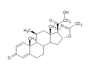 21-DESACETYL DEFLAZACORT-D5 MAJOR