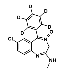 CHLORDIAZEPOXIDE D5?CONTROLLED?