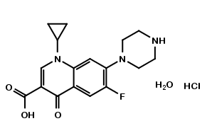 CIPROFLOXACIN HYDROCHLORIDE HYDRATE