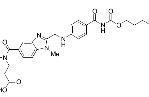 N-[[2-[[[4-[[[(HEXYLOXY)CARBONYL]AMINO]CARBONYL]PHENYL]AMINO]METHYL]-1-METHYL-1H-BENZIMIDAZOL-5-YL]CARBONYL]-N-2-PYRIDINYL-B-ALANINE