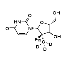 SOFOSBUVIR METABOLITES GS331007-13CD3