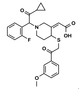 CIS R-138727PRASUGREL METABOLITE DERIVATIVEMIXTURE OF DIASTEREOMERS